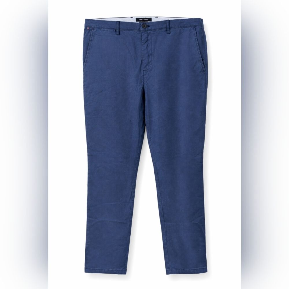 Tommy Hilfiger Blue Chino Pants Men’s 36x30 NWT Preppy Old Money - Picture 6 of 6